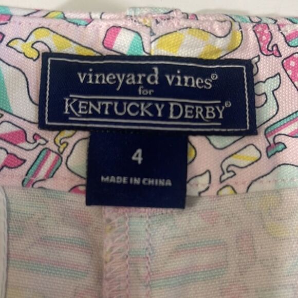 Vineyard Vines Kentucky Derby Jockey Whale Dayboat Shorts 4 - Picture 5 of 6